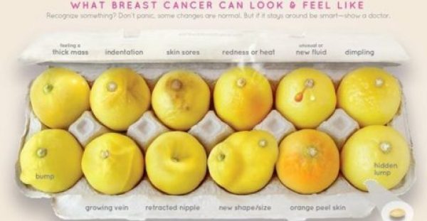 Καρκίνος του μαστού: Αυτή η φωτογραφία με λεμόνια έγινε viral στο facebook – Δείτε γιατί!
